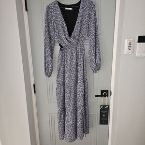 Floral Long Sleeve Maxi Dress